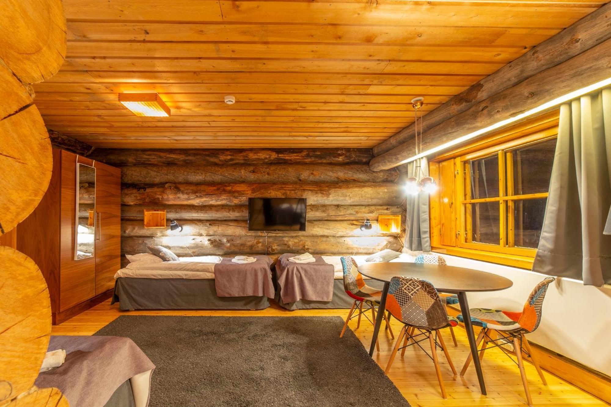 Kuukkeli Log Houses Aurora Resort Saariselka Kültér fotó