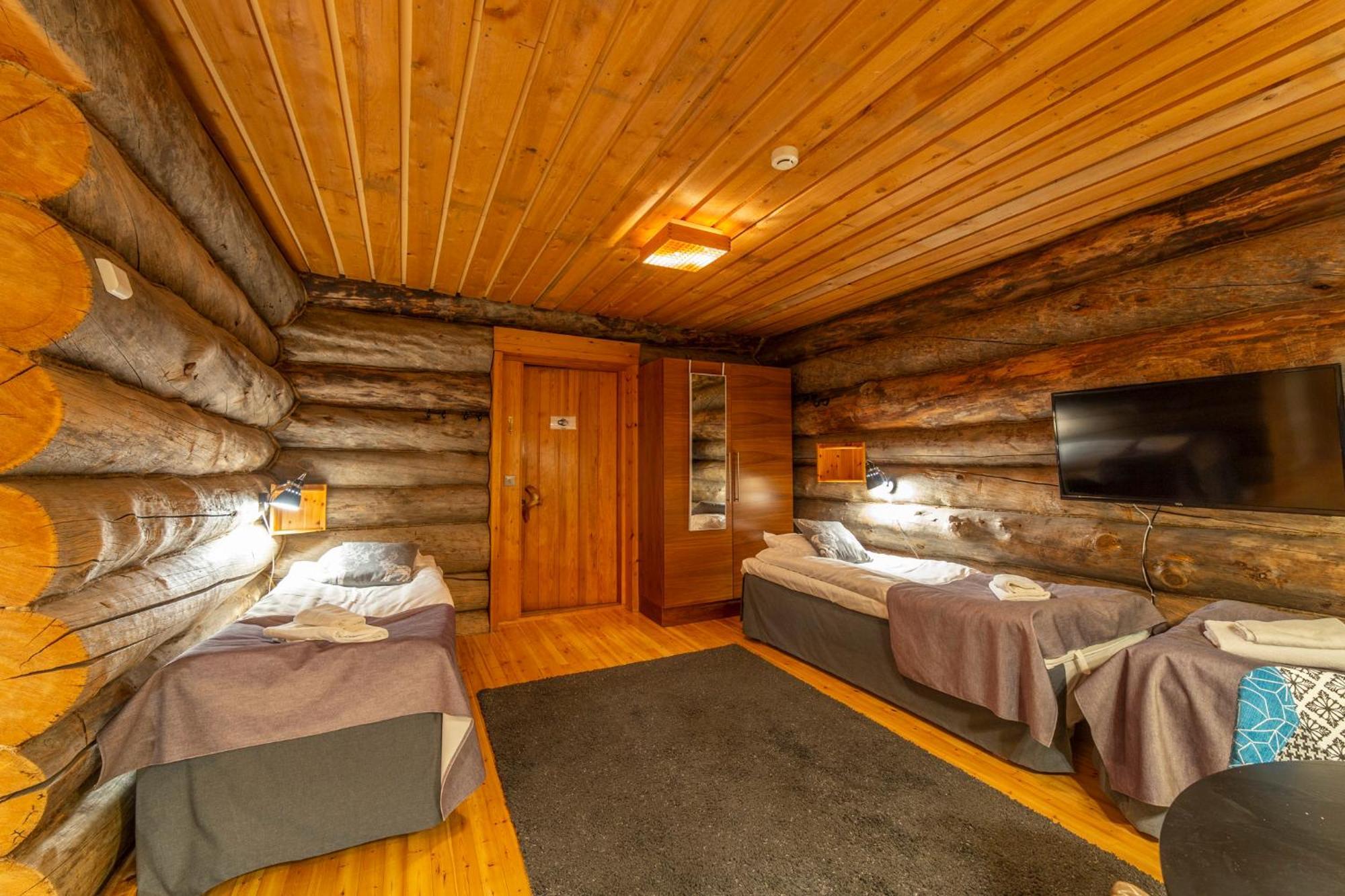Kuukkeli Log Houses Aurora Resort Saariselka Kültér fotó