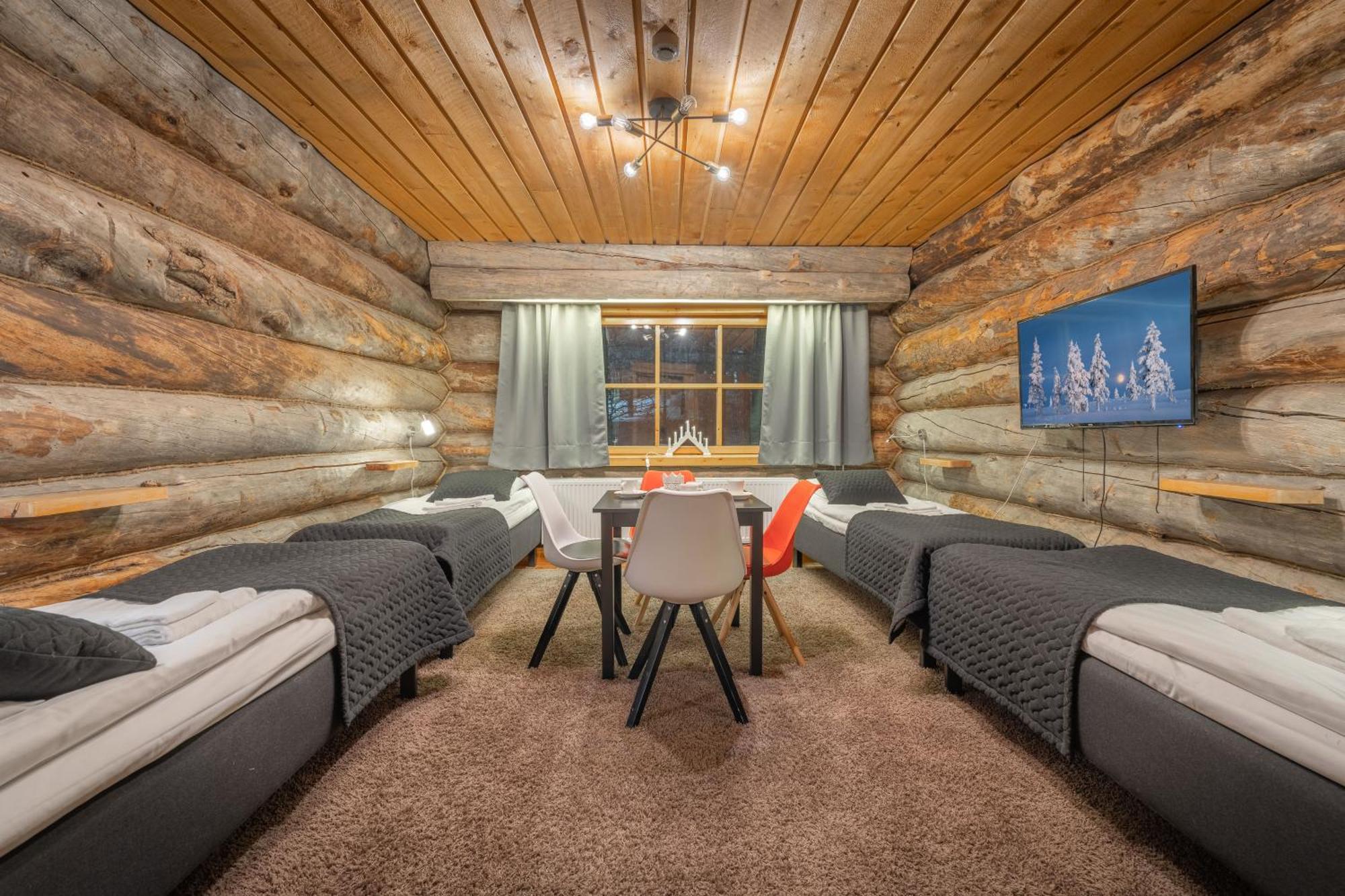 Kuukkeli Log Houses Aurora Resort Saariselka Kültér fotó
