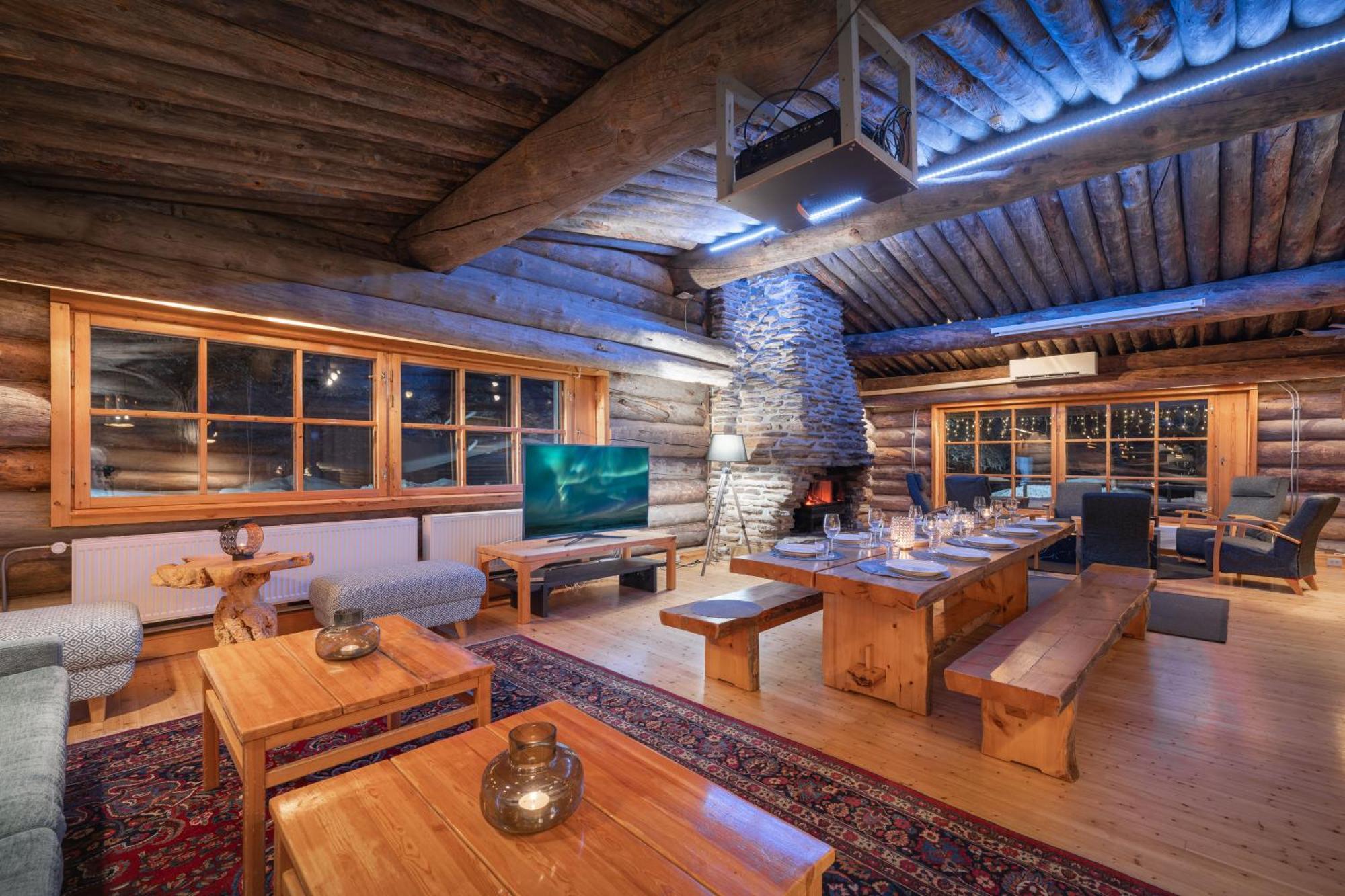 Kuukkeli Log Houses Aurora Resort Saariselka Kültér fotó