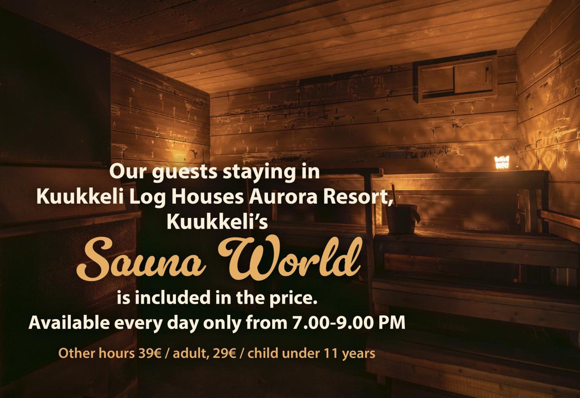 Kuukkeli Log Houses Aurora Resort Saariselka Kültér fotó