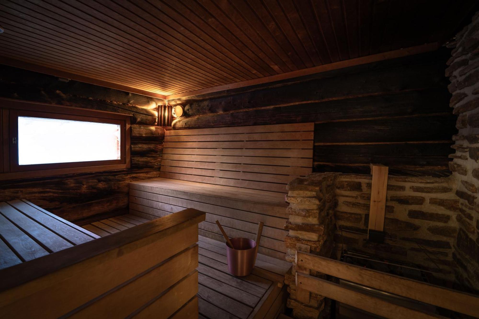 Kuukkeli Log Houses Aurora Resort Saariselka Kültér fotó