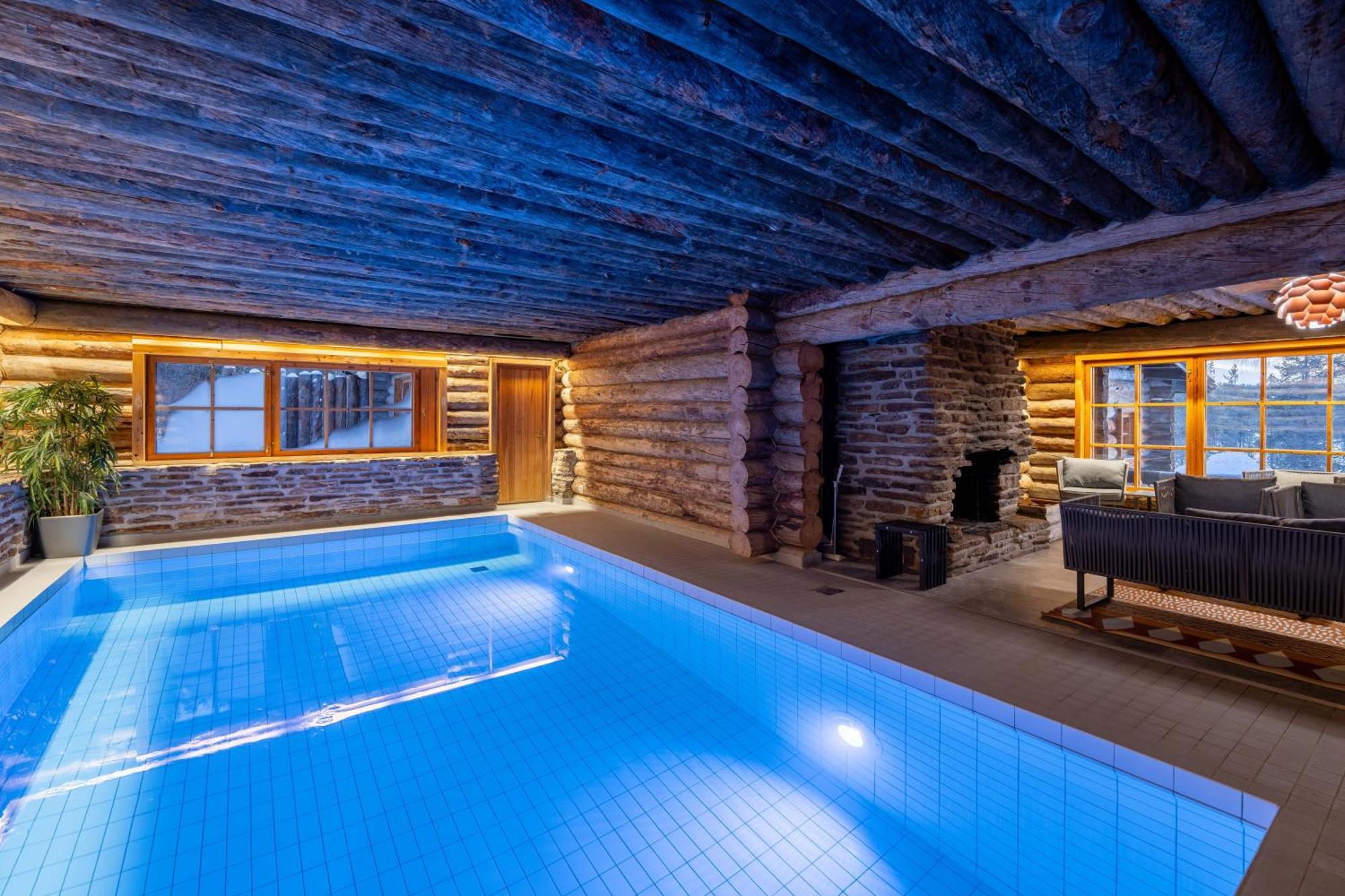 Kuukkeli Log Houses Aurora Resort Saariselka Kültér fotó