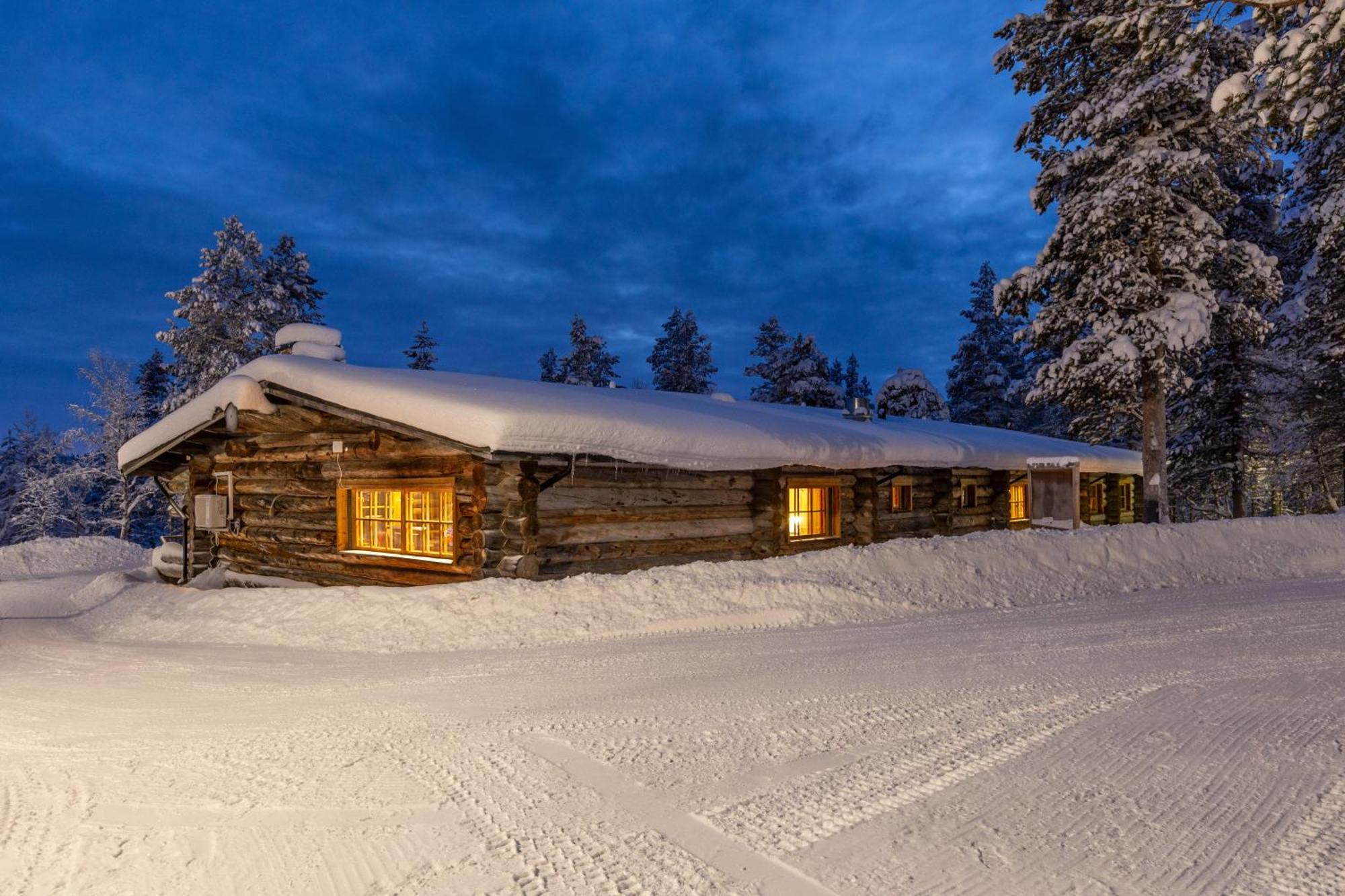Kuukkeli Log Houses Aurora Resort Saariselka Kültér fotó