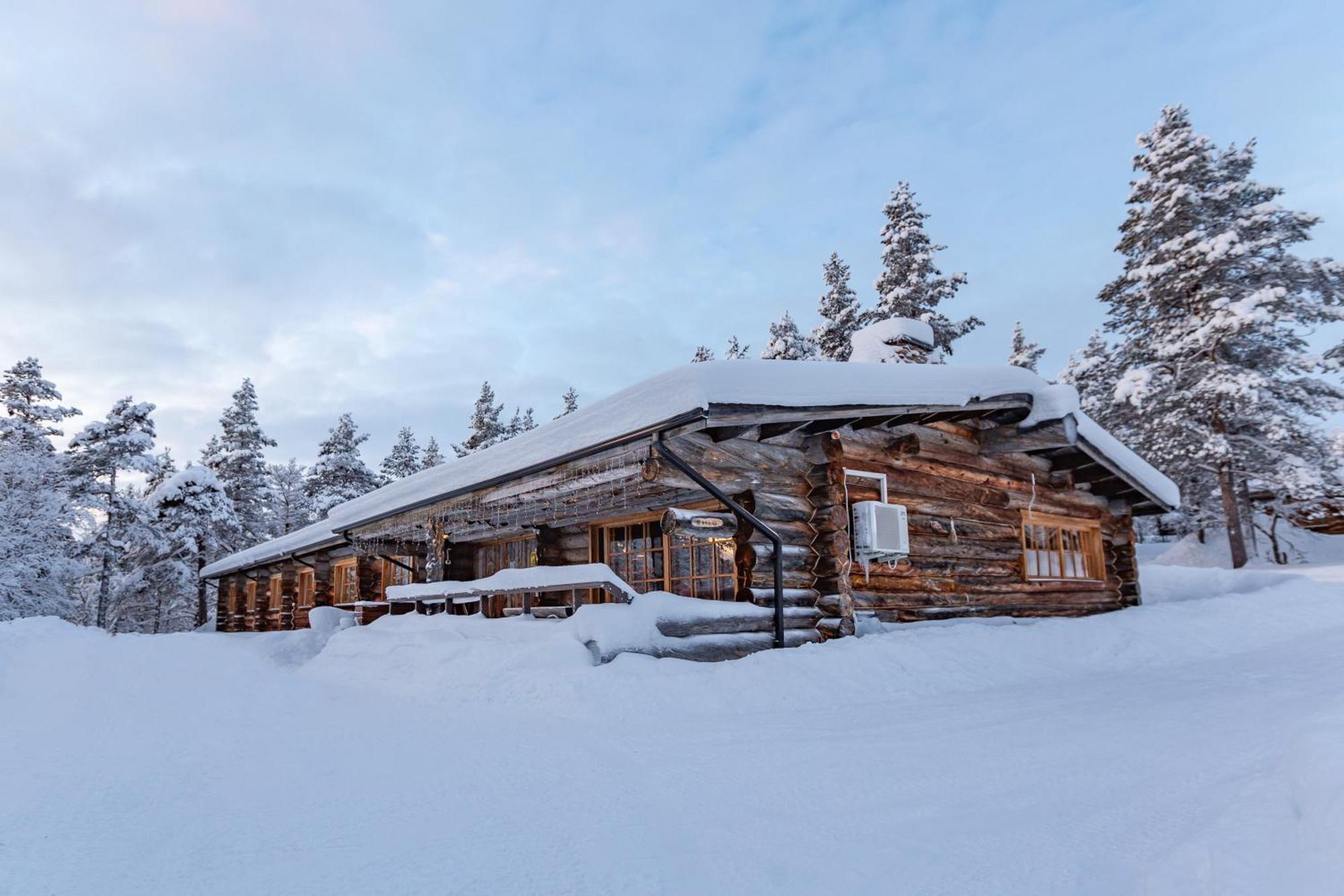Kuukkeli Log Houses Aurora Resort Saariselka Kültér fotó