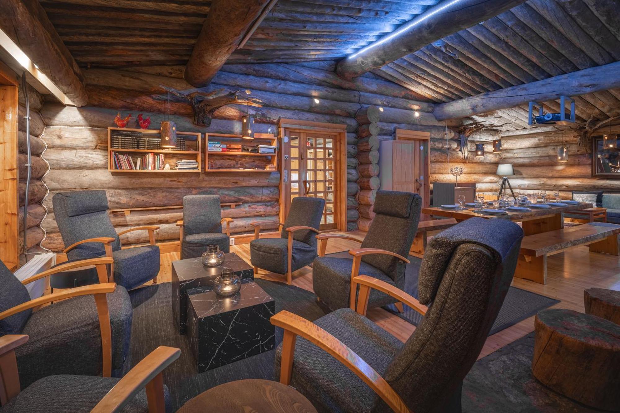 Kuukkeli Log Houses Aurora Resort Saariselka Kültér fotó