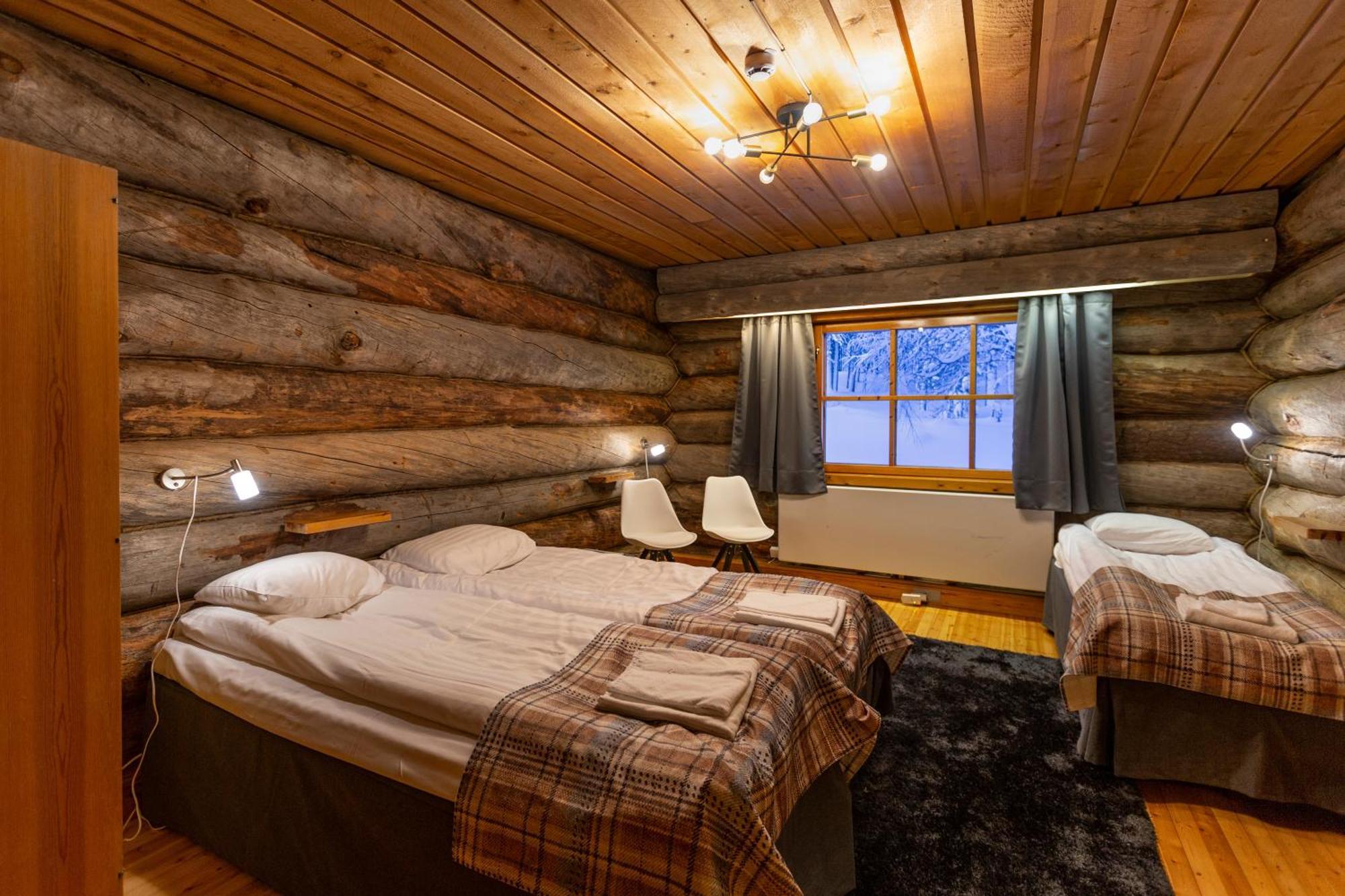 Kuukkeli Log Houses Aurora Resort Saariselka Szoba fotó