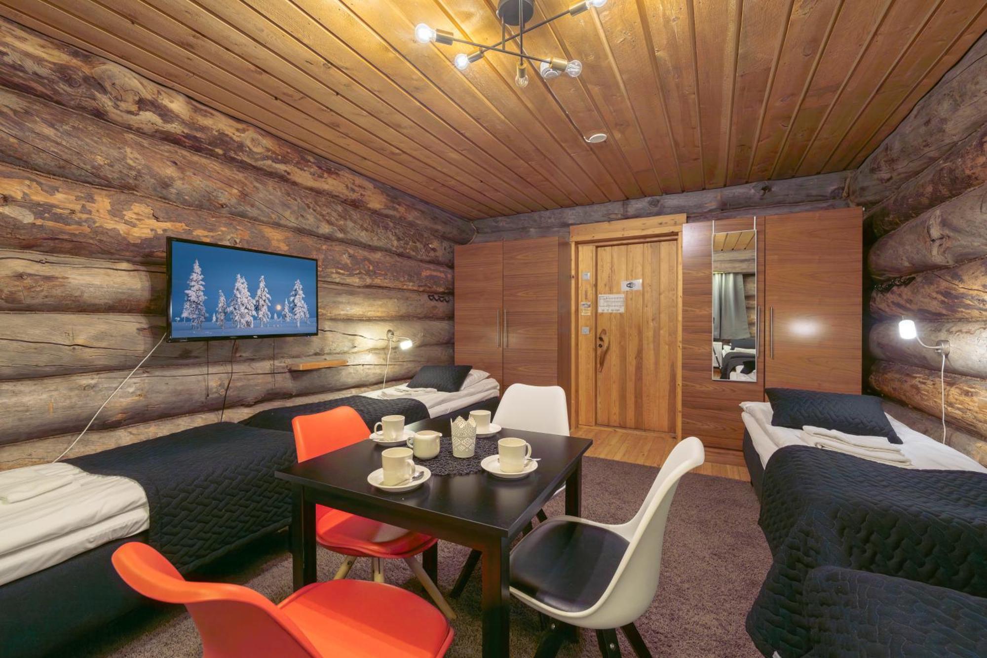 Kuukkeli Log Houses Aurora Resort Saariselka Szoba fotó