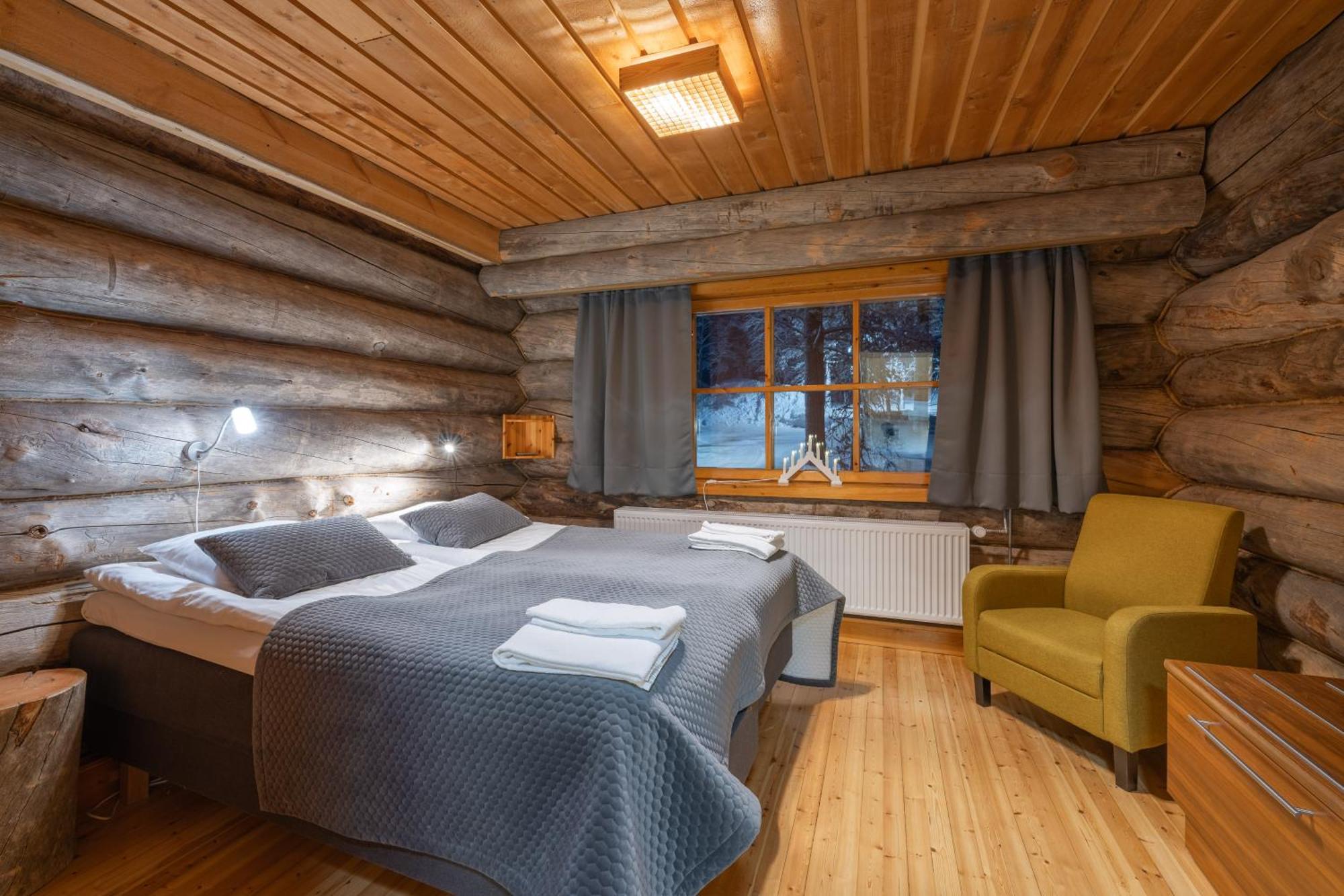 Kuukkeli Log Houses Aurora Resort Saariselka Kültér fotó